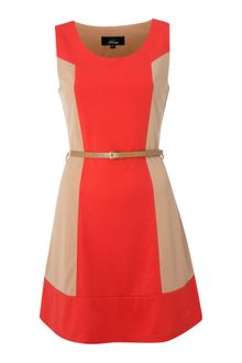 Madam Rage Belted Skater Dress - Lyst