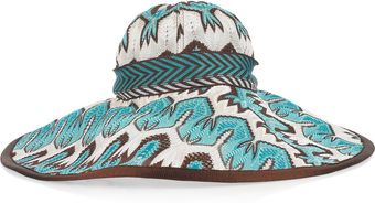 Missoni Crochetknit Widebrimmed Hat - Lyst