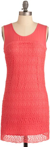 Modcloth Vine and Dandy Dress in Red (coral) - Lyst