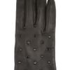 Mulberry Gems Studded Leather Gloves in Black - Lyst
