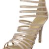 Pour La Victoire Pour La Victoire Womens Briller Strappy Sandal in Gold (nude) - Lyst