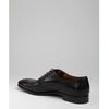 Prada Black Leather Seamed Cap Toe Oxfords in Black for Men - Lyst