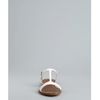 Prada White Patent Leather Slip On Sandals in White - Lyst