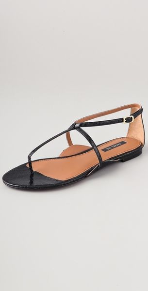 Rachel Zoe Gwen Flat Sandals - Lyst