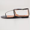 Rachel Zoe Gwen Flat Sandals in Black - Lyst