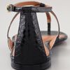 Rachel Zoe Gwen Flat Sandals in Black - Lyst