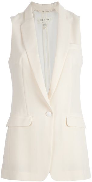 Rag & Bone Mesh Back Gilet - Lyst