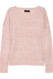 Rag & Bone Pamploma Marledknit Linen Sweater - Lyst