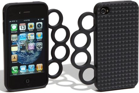 Rebecca Minkoff Knuckles Iphone 4 4s Case in Black - Lyst