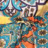 River Island River Island Scarf Mix Playsuit in Yellow - Lyst