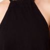 See By Chloé See By Chloe Halter Neck Dress in Burn Out Jersey in Black - Lyst