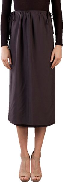 The Row Wickham Skirt in Licorice in Blue - Lyst