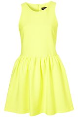 Topshop Scuba Skater Dress