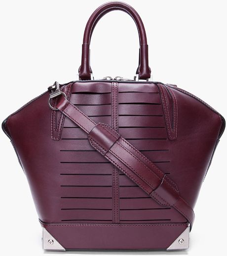 Alexander Wang Small Burgundy Emile Tote in Red (burgundy) - Lyst