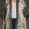 Anna Sui Runway Secret Garden Silk Kimono in Black - Lyst