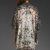 Anna Sui Runway Secret Garden Silk Kimono in Black - Lyst