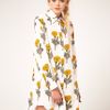 Ashish Ashish Shirt Dress in Marigold Print in Beige (cream) - Lyst