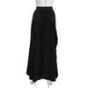 Bcbgmaxazria Black Silk Ruffle Front Maxi Skirt in Black - Lyst