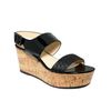 Calvin Klein Lorianne Flatform Sandals in Black - Lyst