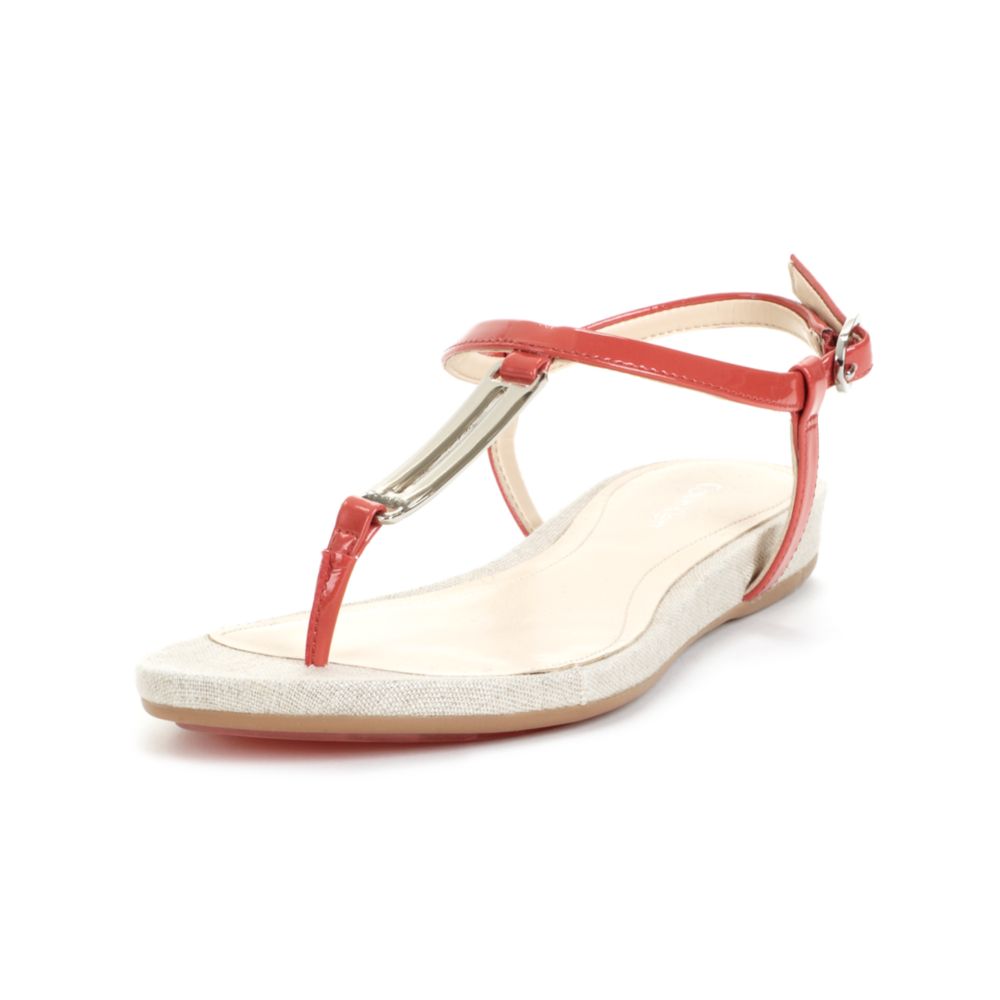 calvin klein flat sandals women's