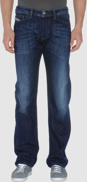 Diesel Denim Trousers in Blue for Men - Lyst