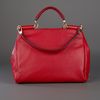 Dolce & Gabbana Deer Skin Tote in Red - Lyst