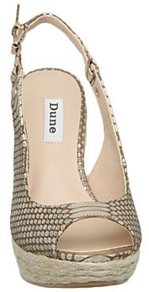 dune gold sandals sale