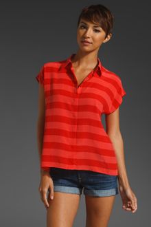 Equipment Leandra Cabana Stripe Blouse - Lyst