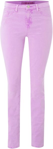 J Brand 811 Mid Rise Neon Skinny Leg Jean in Purple - Lyst