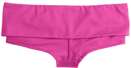 J.crew Foldover Short in Pink (brilliant peony) - Lyst