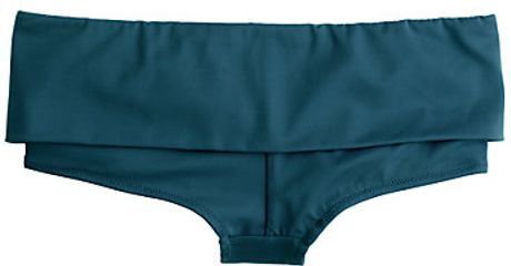 J.crew Foldover Short in Blue (peacock blue) - Lyst