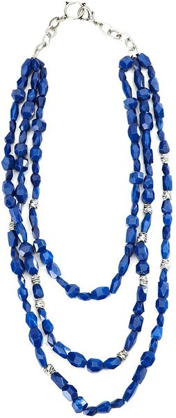 Lucky Brand Lapis Multilayer Necklace - Lyst