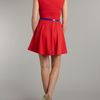 Madam Rage Belted Skater Dress in Red (coral) - Lyst