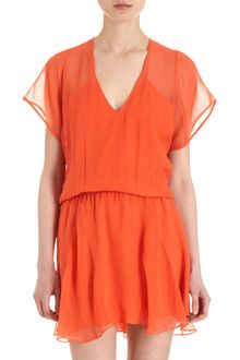 Mason by Michelle Mason Vneck Dress - Lyst
