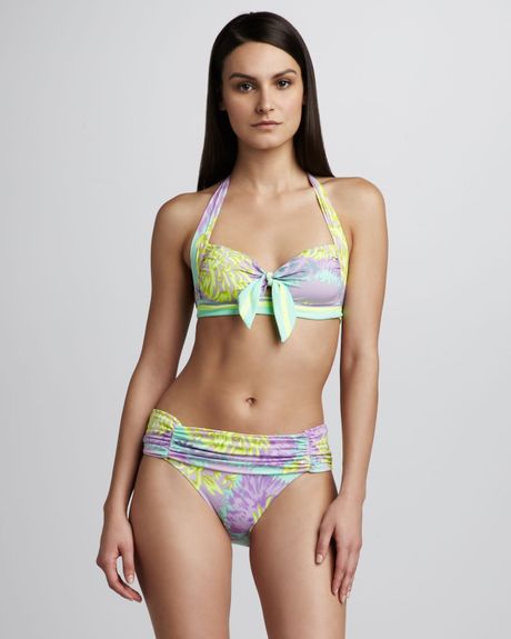 Nanette Lepore Palm Beach Stargazer Top in Multicolor (citrus) - Lyst