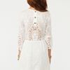 Nasty Gal Valentina Crochet Dress in White (ivory) - Lyst