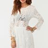 Nasty Gal Valentina Crochet Dress in White (ivory) - Lyst