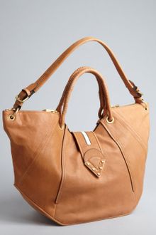 Pour La Victoire Cognac Leather Venezia Large Bucket Hobo - Lyst