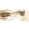 Alexander Mcqueen Tstrap Braided Twin Skull Flat in Beige (n) - Lyst