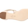 Alexander Mcqueen Tstrap Braided Twin Skull Flat in Beige (n) - Lyst