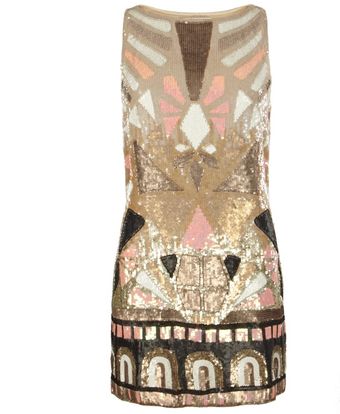 AllSaints Embellished Pipali Dress - Lyst