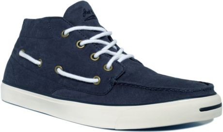 Converse Jack Purcell Canvas Boat Chukkas in Blue for Men (navy) - Lyst