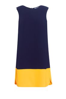 Jaeger Colour Block Dress - Lyst