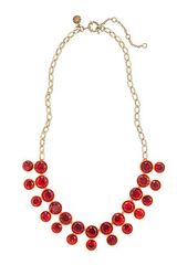 J.Crew Double Crystal Brulée Necklace