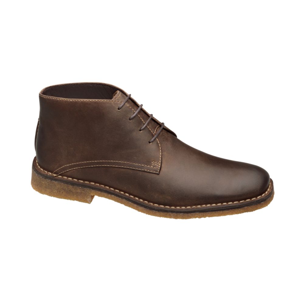 Johnston  Murphy Runnell Chukka Boots in Brown for Men (tan oiled ...