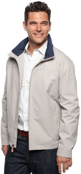 London Fog Moto Dobby Zip Front Golf Jacket - Lyst