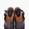 Marc Jacobs Black Leather Wooden Clogs in Black - Lyst