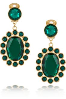 Miu Miu Crystal Clip Earrings - Lyst