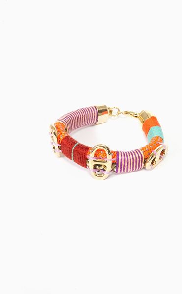 Nasty Gal Katsina Rope Bracelet in Multicolor (turquoise) - Lyst
