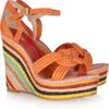 Paloma Barceló Mallorca Knotted Suede Espadrille Sandals in Multicolor (multicolored) - Lyst